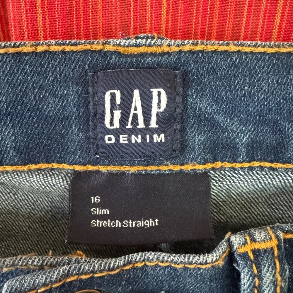 GAP Kids Dark Blue 16 Slim Stretch Denim